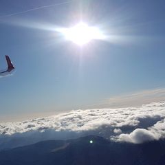 Flugwegposition um 10:57:31: Aufgenommen in der Nähe von Gemeinde Puchberg am Schneeberg, Österreich in 2722 Meter